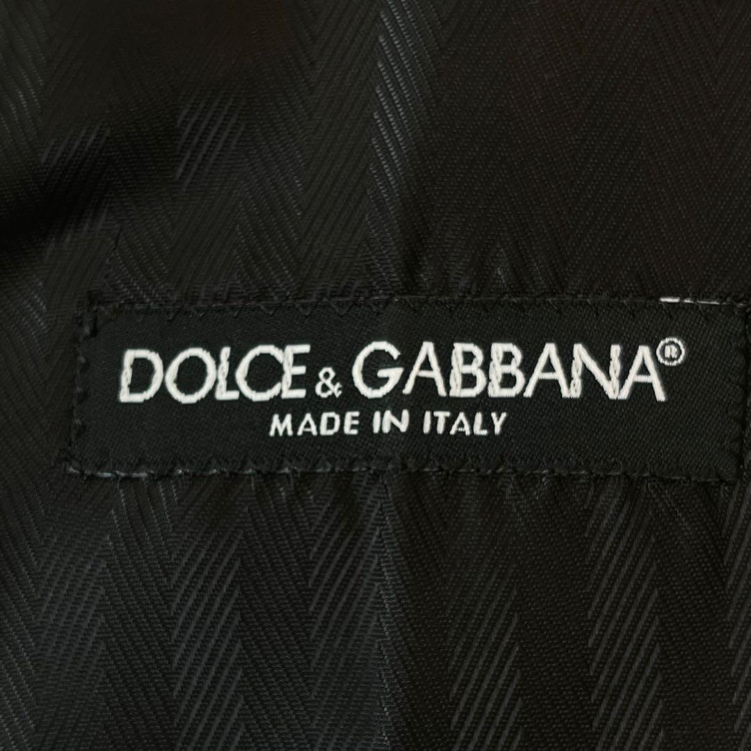 DOLCE & GABBANA ブラック ベルベット ジレ イタリア製