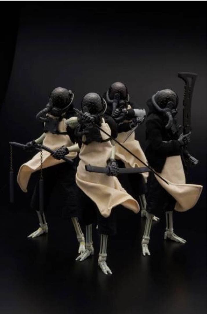 3体 セット 対鹵獲転用体班 青磁 緑斑 赤霧 合成人間 千値練 東亜重工