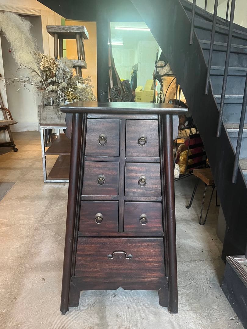 ヴィンテージチェスト　薬箪笥