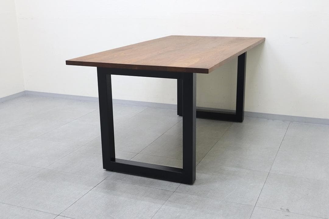 美品 マスターウォール ワイルドウッド ダイニングテーブル ウォールナット無垢材