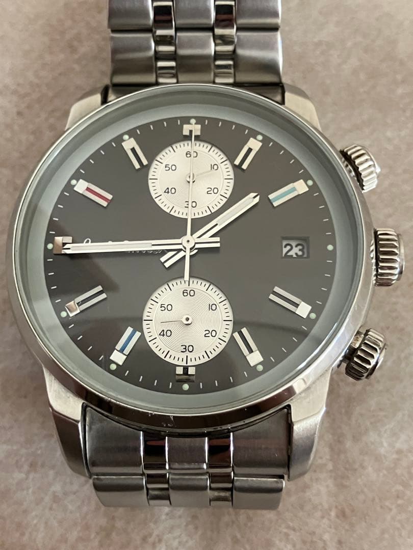 値下げ 稼働★Paul Smith クロノグラフ メンズ ＱＺ腕時計 電池新品