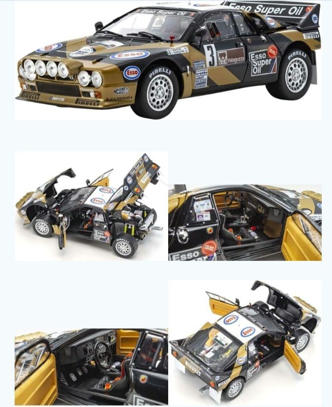 京商オリジナル 1/18 ランチア ラリー 037 1985 タルガ・フローリオ