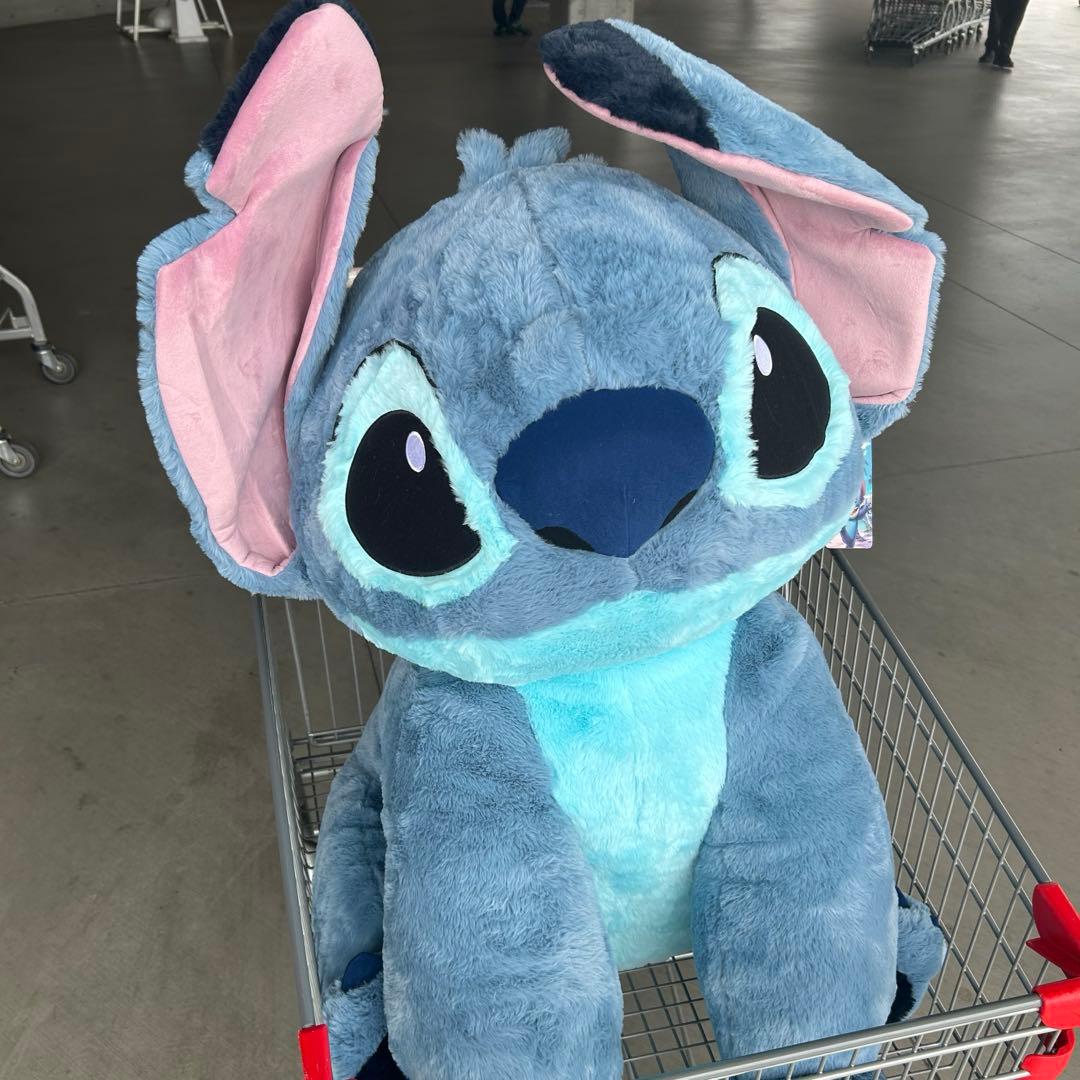 コストコスティッチ特大ぬいぐるみ　バッグ2枚付き