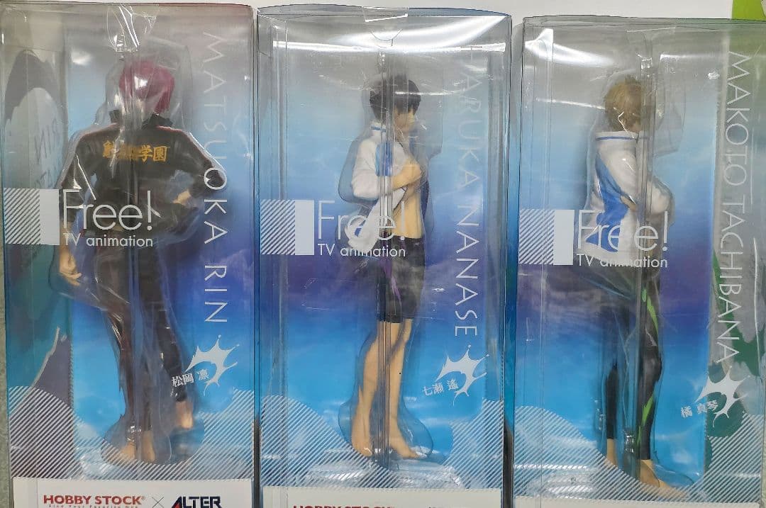 Free! 遙　真琴　凛 1/8 スケール フィギュア　未開封品