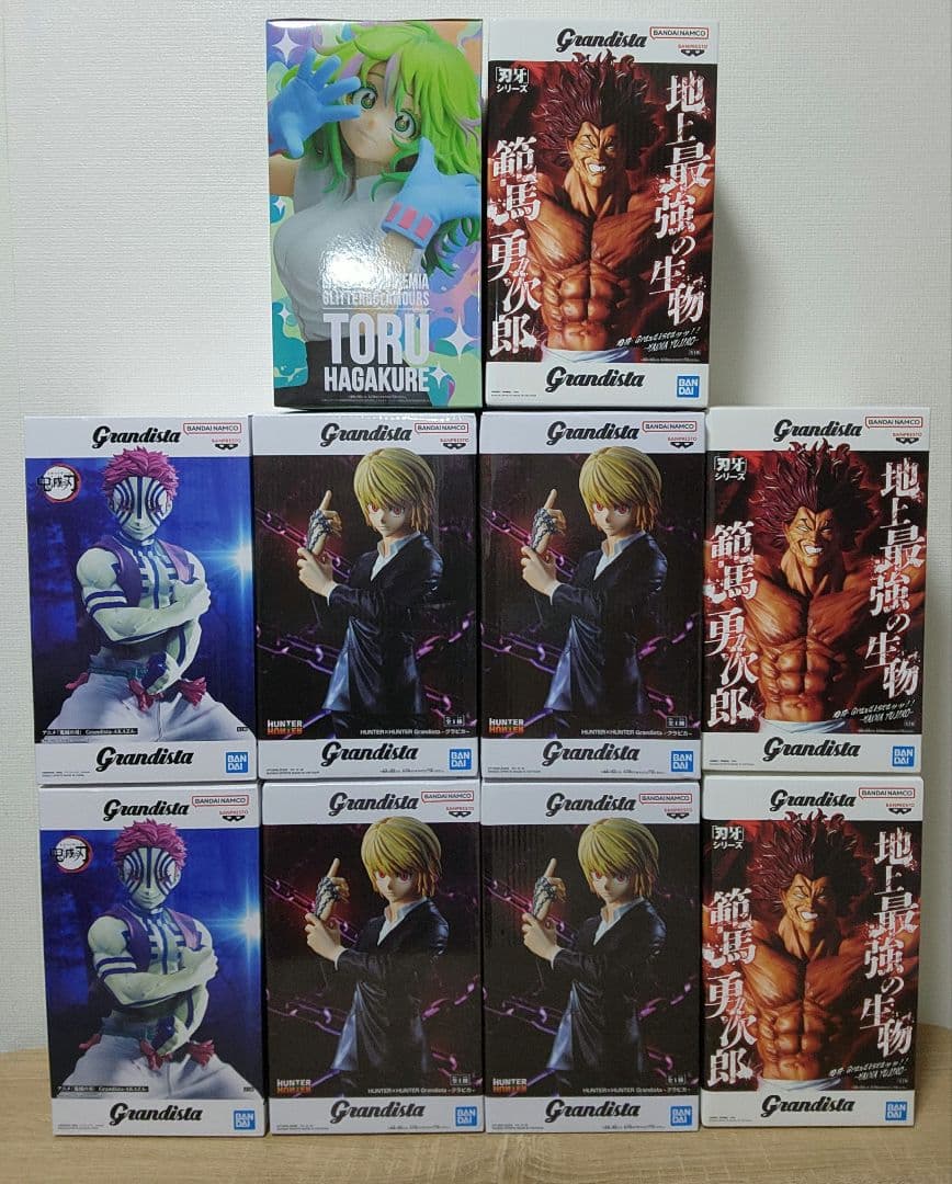 最新プライズまとめ売り！　ハンター×ハンター　範馬勇次郎　猗窩座　他