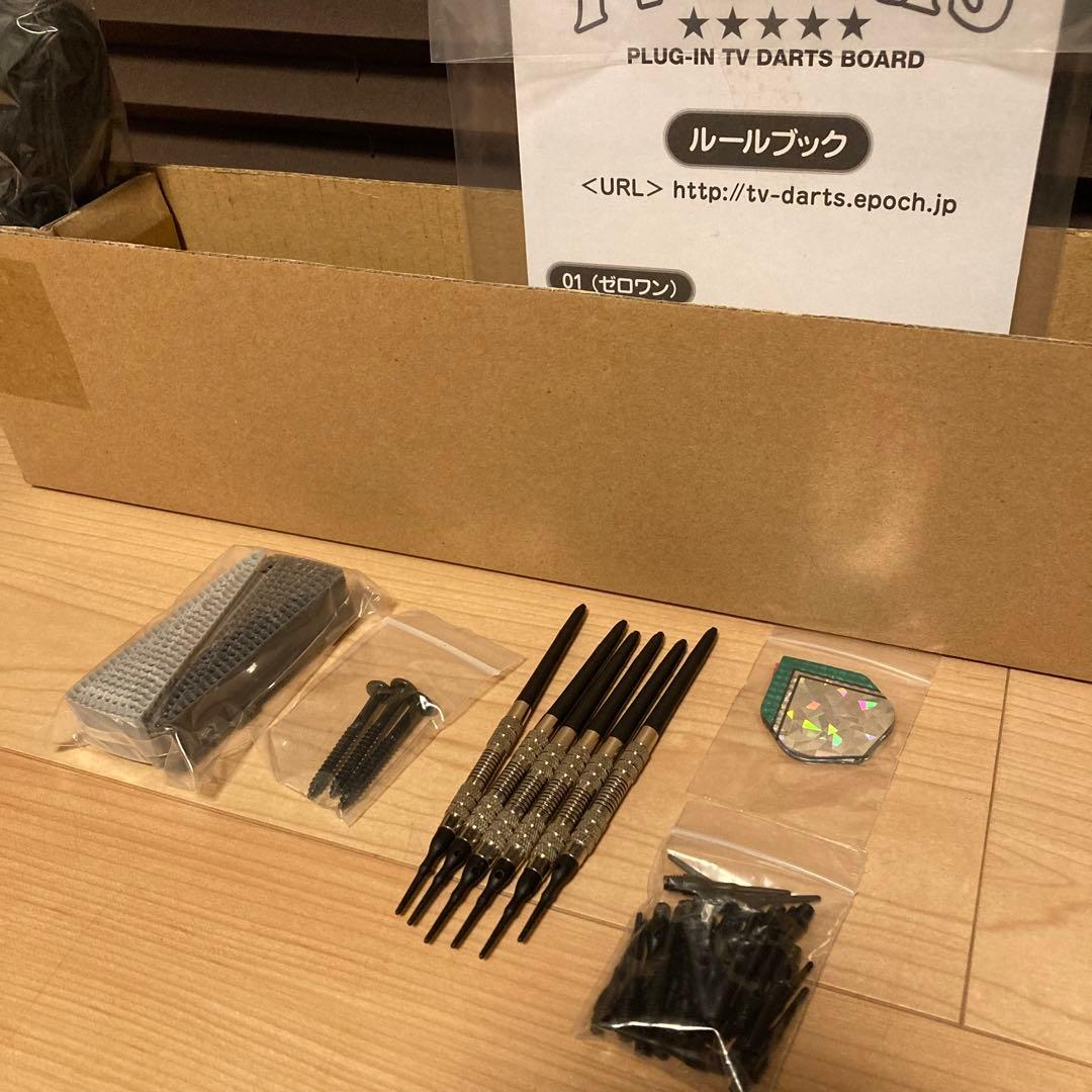 美品 PLUG-IN TV DARTS BOARD テレビダーツ ダーツボード