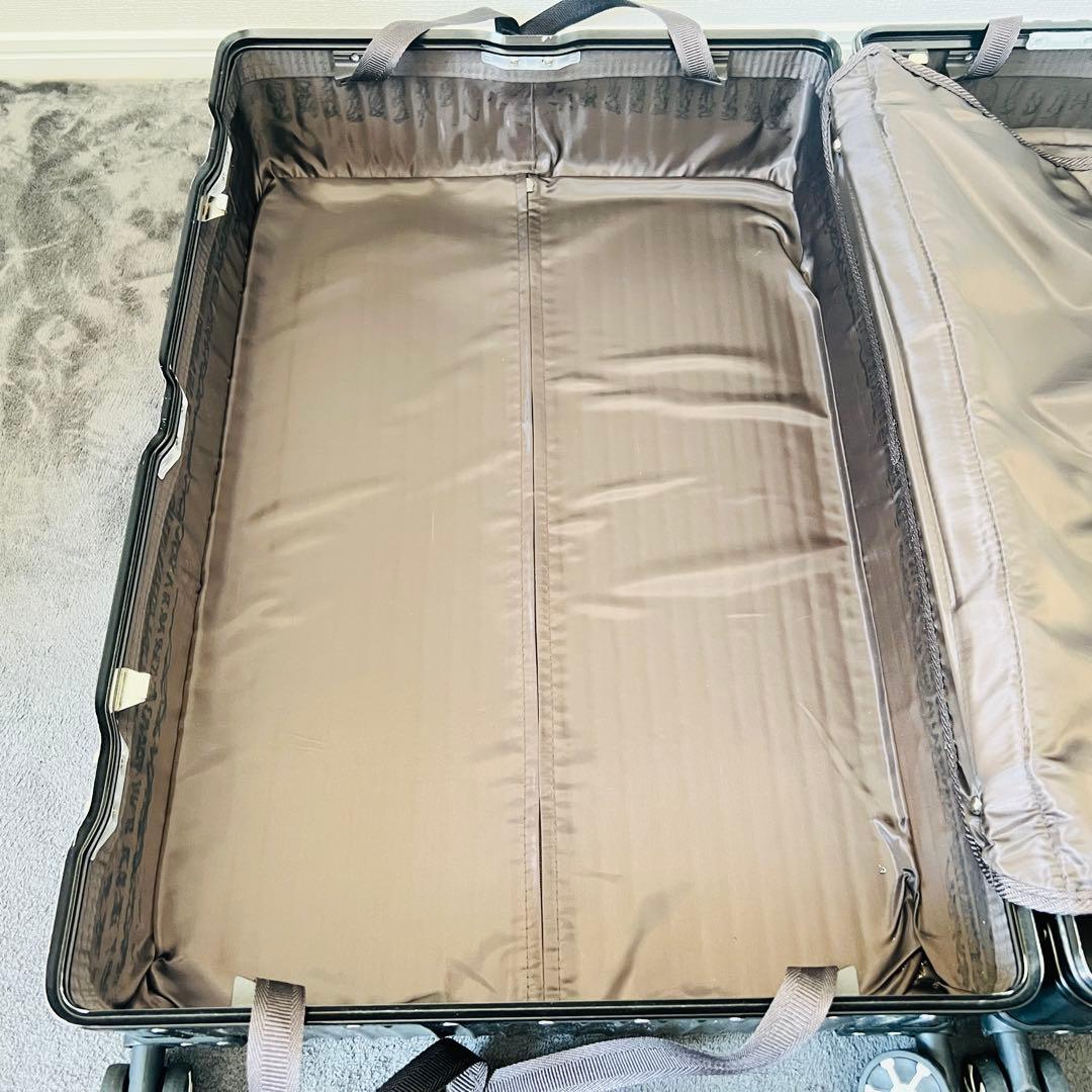 【TABITORA】 90L ブラック　スーツケース　キャリーバッグ　大型　旅行