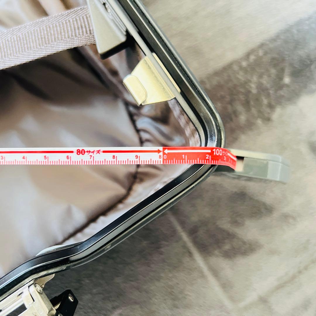 【TABITORA】 90L ブラック　スーツケース　キャリーバッグ　大型　旅行