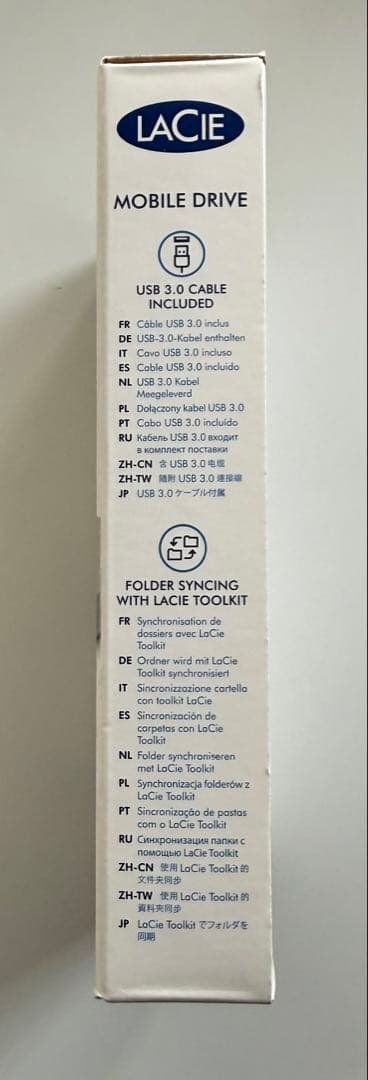 外付けハードディスク・ドライブ LACIE Mobile Drive 2TB USB-C