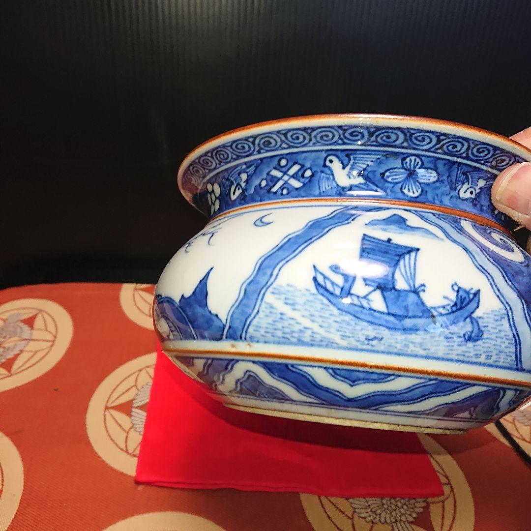 古伊万里染付器