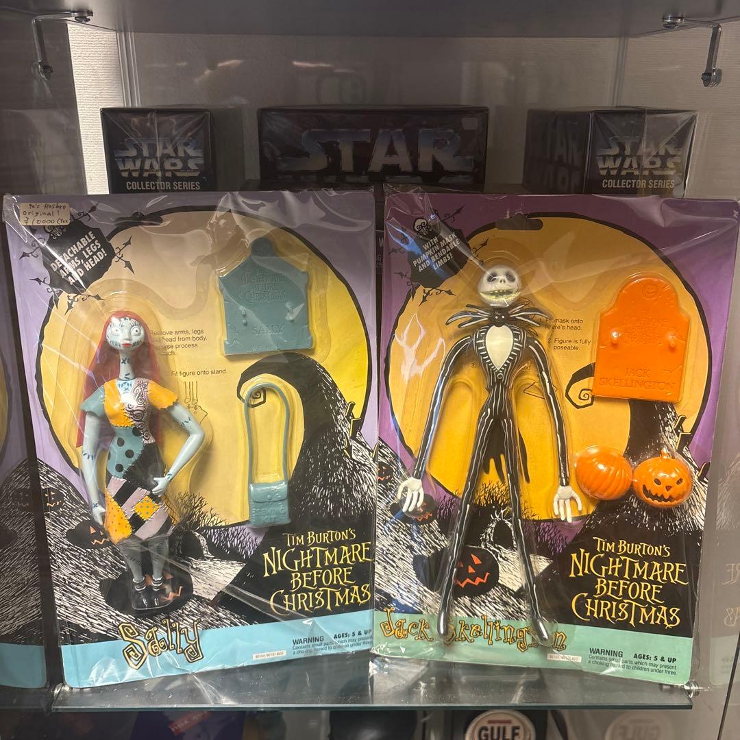 ナイトメアー・ビフォア・クリスマス フィギュアセット　ペアセット　90s