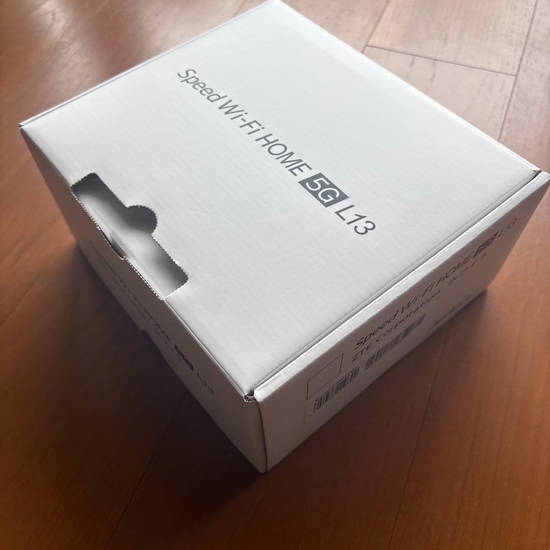 Speed Wi-Fi  5ＧL13 無線LANルーター ホワイト