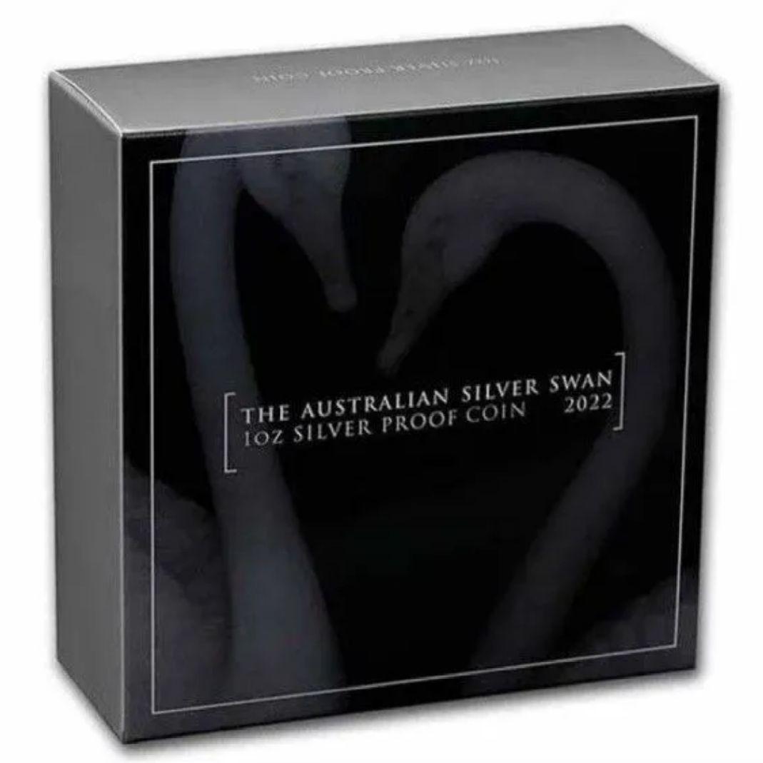 2022年 スワン 1オンス 純銀 プルーフ銀貨 パースミント 保証書＆BOX付