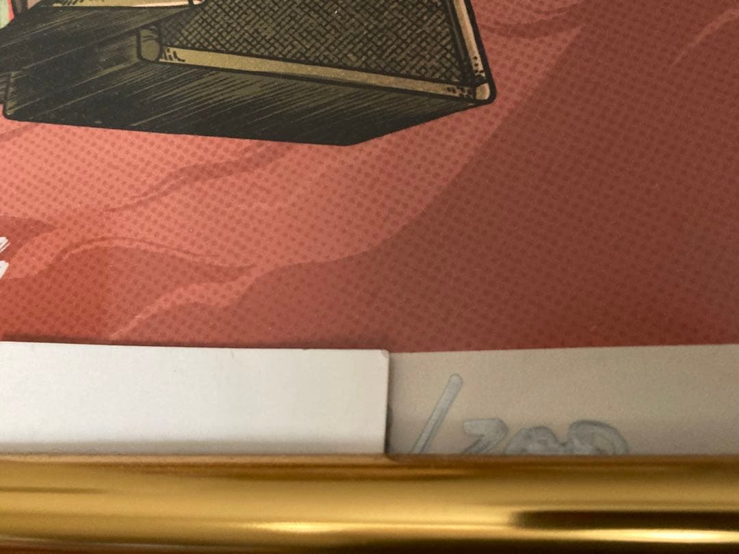 レア　200枚限定　メガデス リトグラフ　武道館　megadeth メタリカ