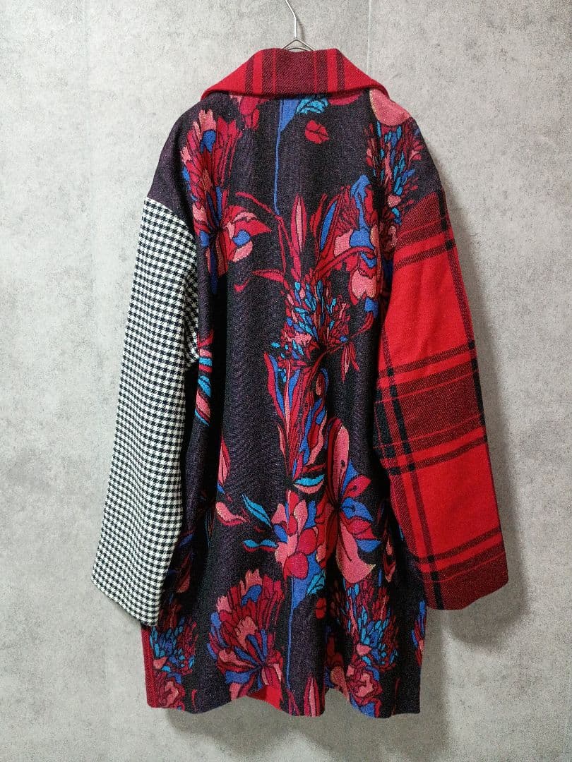 デシグアル/Desigual/ロングコート/ジャケット/46/2XL/希少/花柄