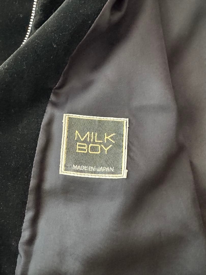 は*ち様 90s MILKBOY ベロアジャケット シャツ special vi