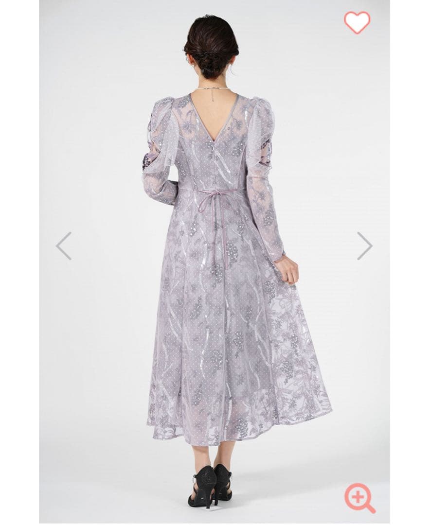 snidel スナイデル スパンコールワンピース