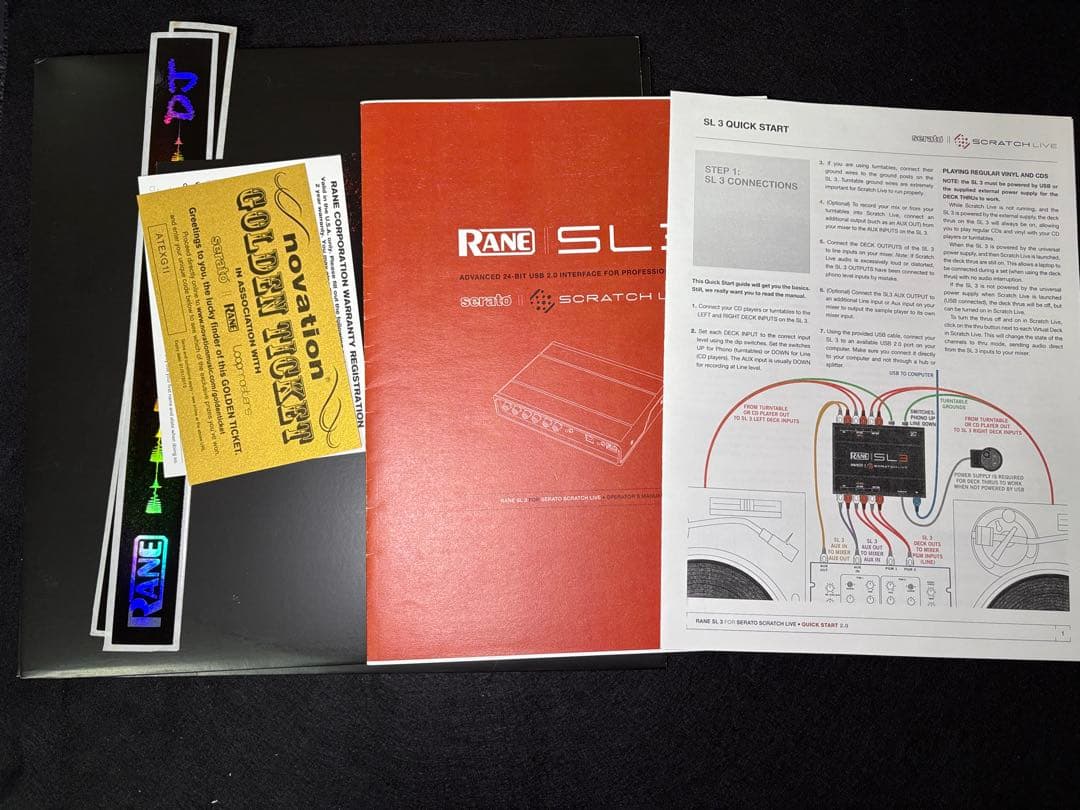 【おまけ充実】RANE SCRATCH LIVE SL3　スクラッチライブ