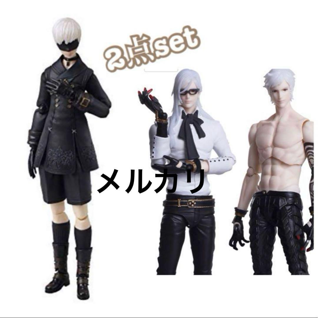 ニーアオートマタ 9S アダム イヴ ブリングアーツ フィギュア