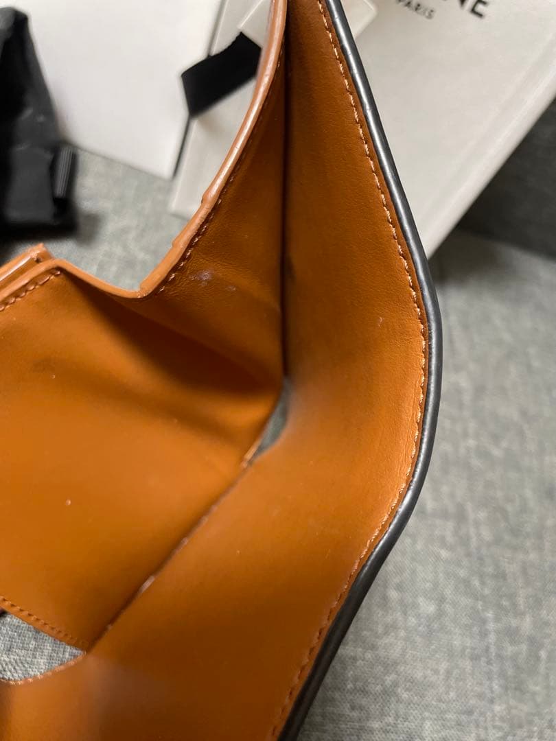 CELINE 財布 スモール フラップウォレット トリオンフキャンバス セリーヌ