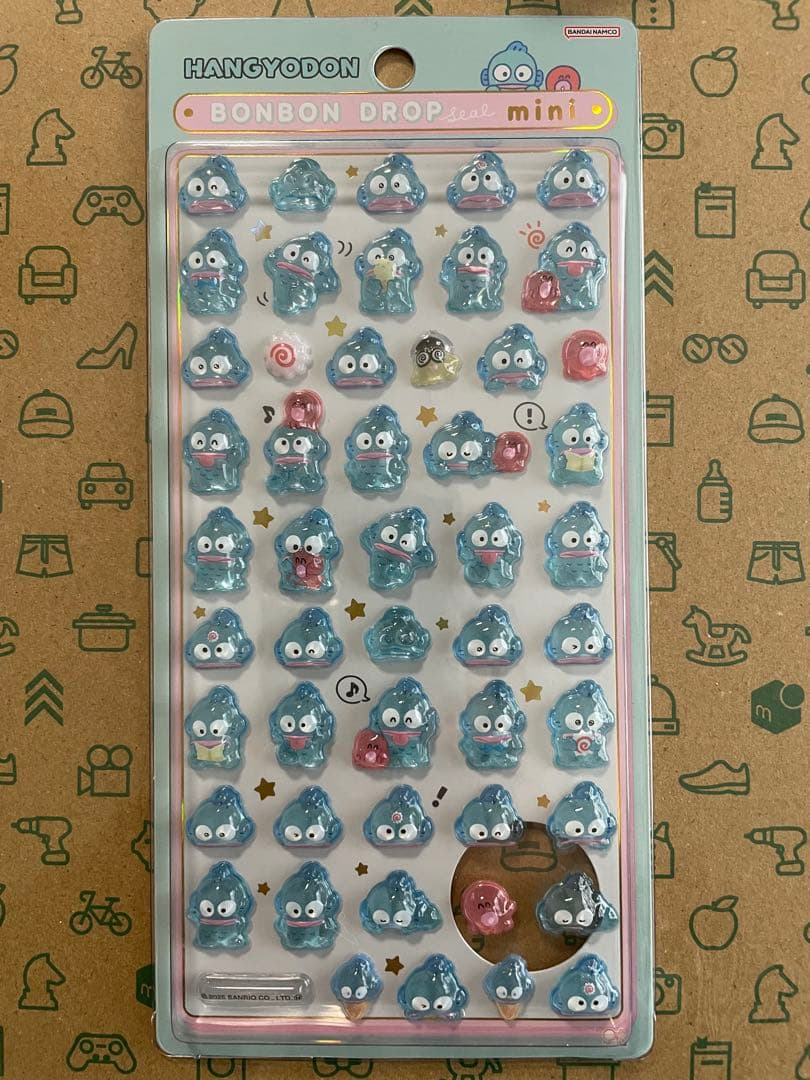 【正規品】サンリオボンボンドロップシールミニ　7個セット