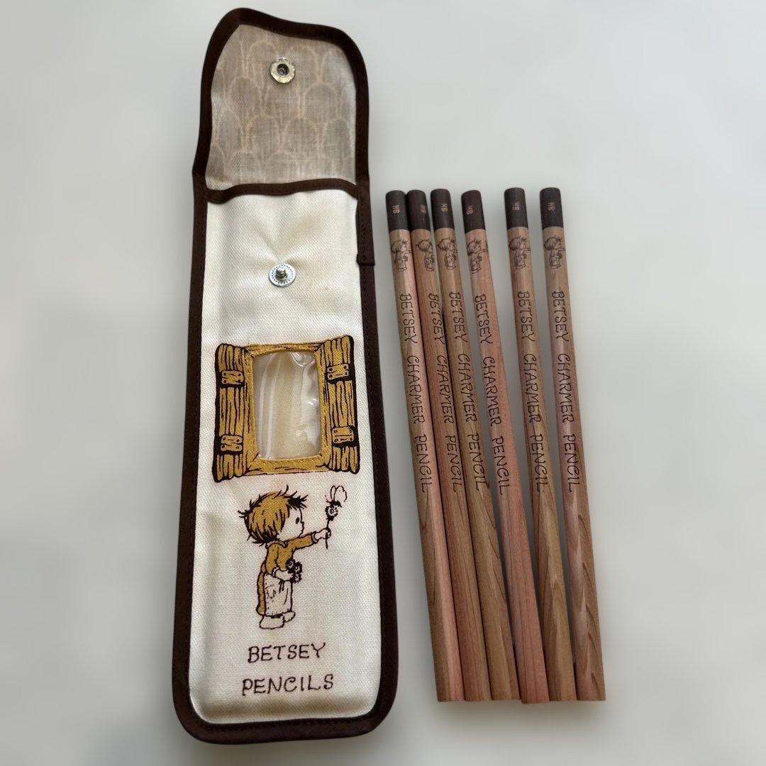 希少　BETSEY CHARMER PENCIL ペンケース 鉛筆セット　昭和