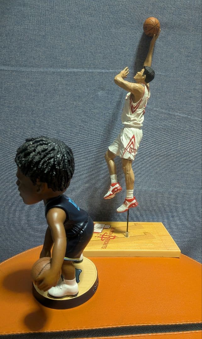 ロッドマン2体·モラント ボブルヘッド人形·ヤオ・ミンアクションフィギュアセット