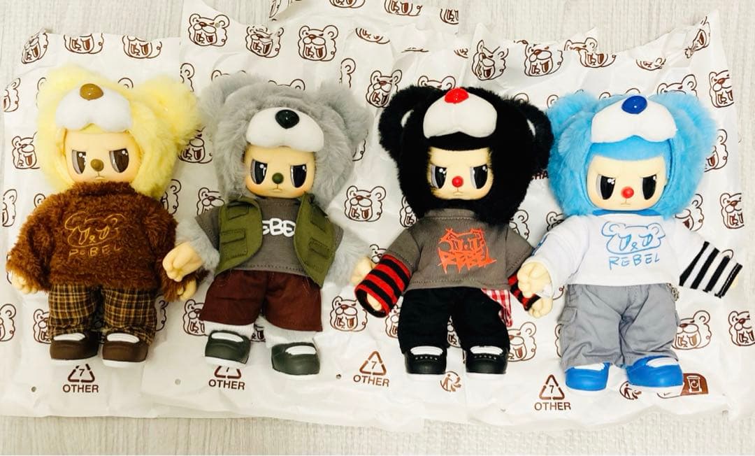 混沌甜心 叛逆熊 REBEL BEAR レベルベア ぬい babythree似