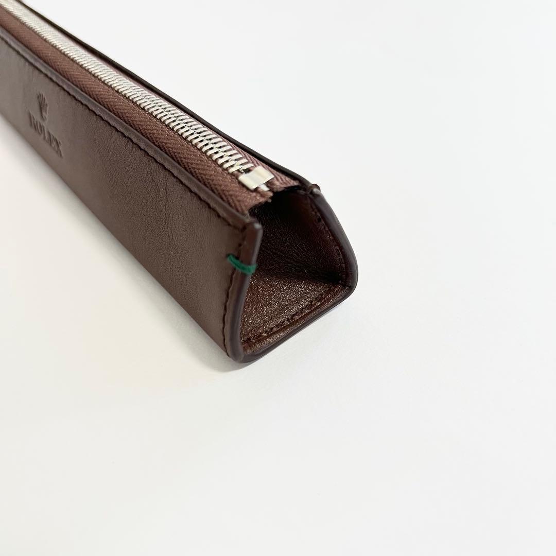 【未使用】ロレックス ペンケース ブラウン