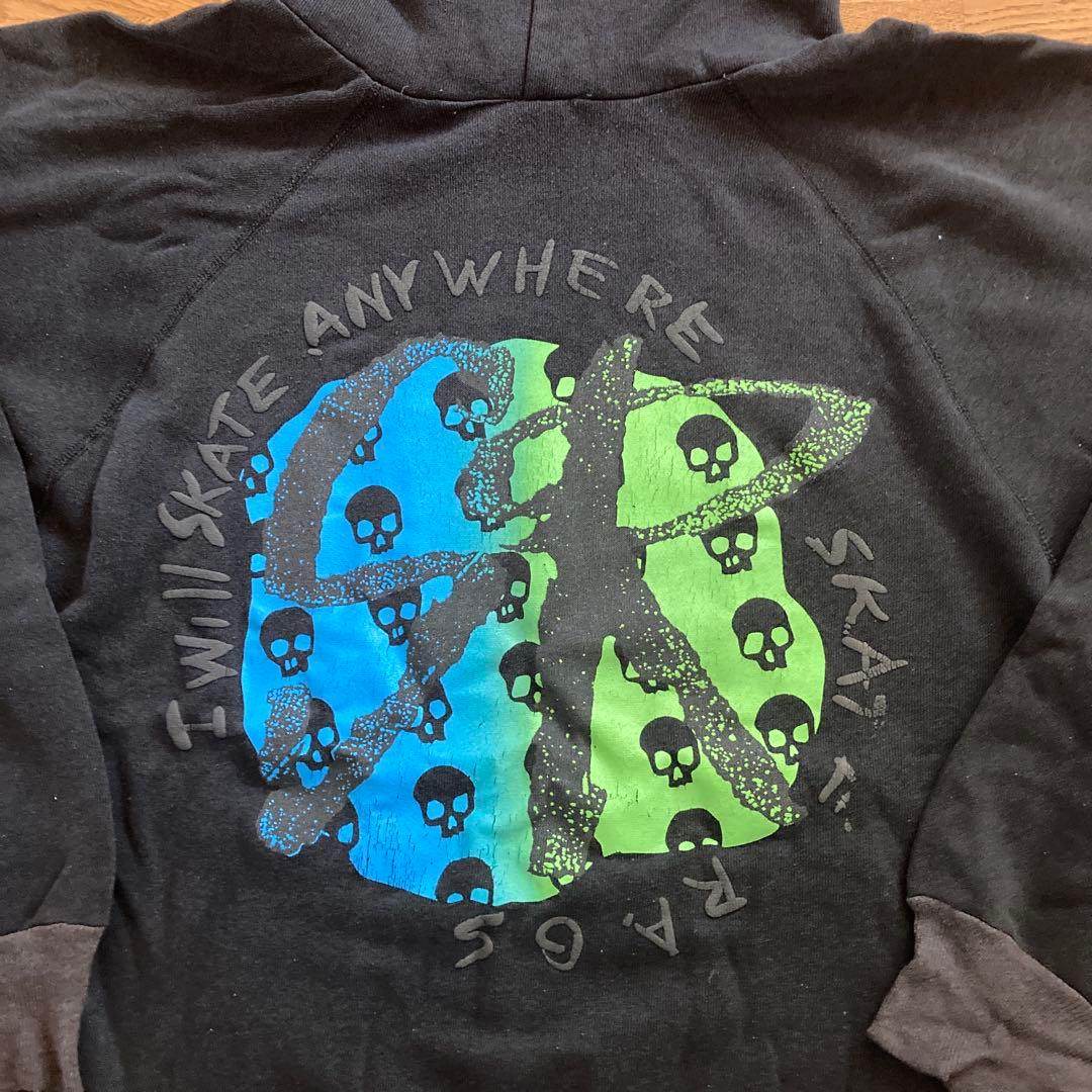80年代当時物　ビンテージ　SKATERAGS XLサイズ