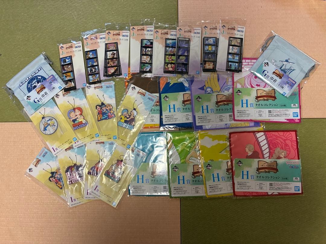 最新ワンピース一番くじ フィギュアABC賞3体セット＋下位賞セミコンプおまけ付き