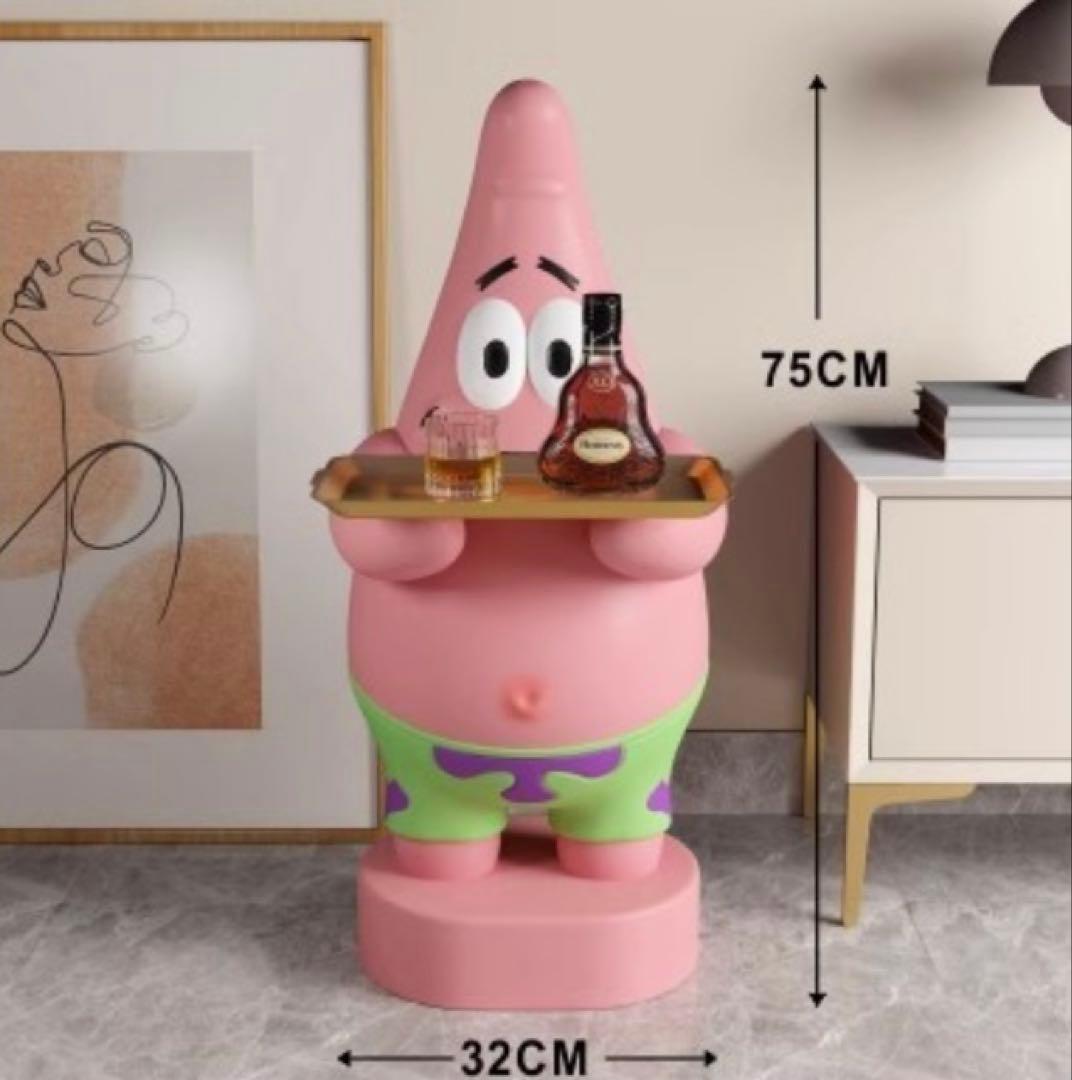 スポンジボブ パトリック君 2セット　特大インテリア フィギュア