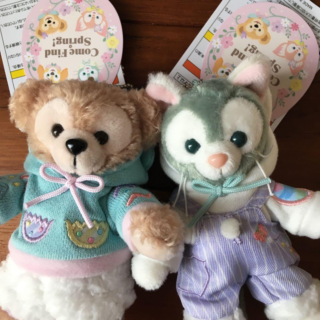 ディズニーシーカムファインドスプリング ぬいぐるみバッジ　チャーム　全種セット