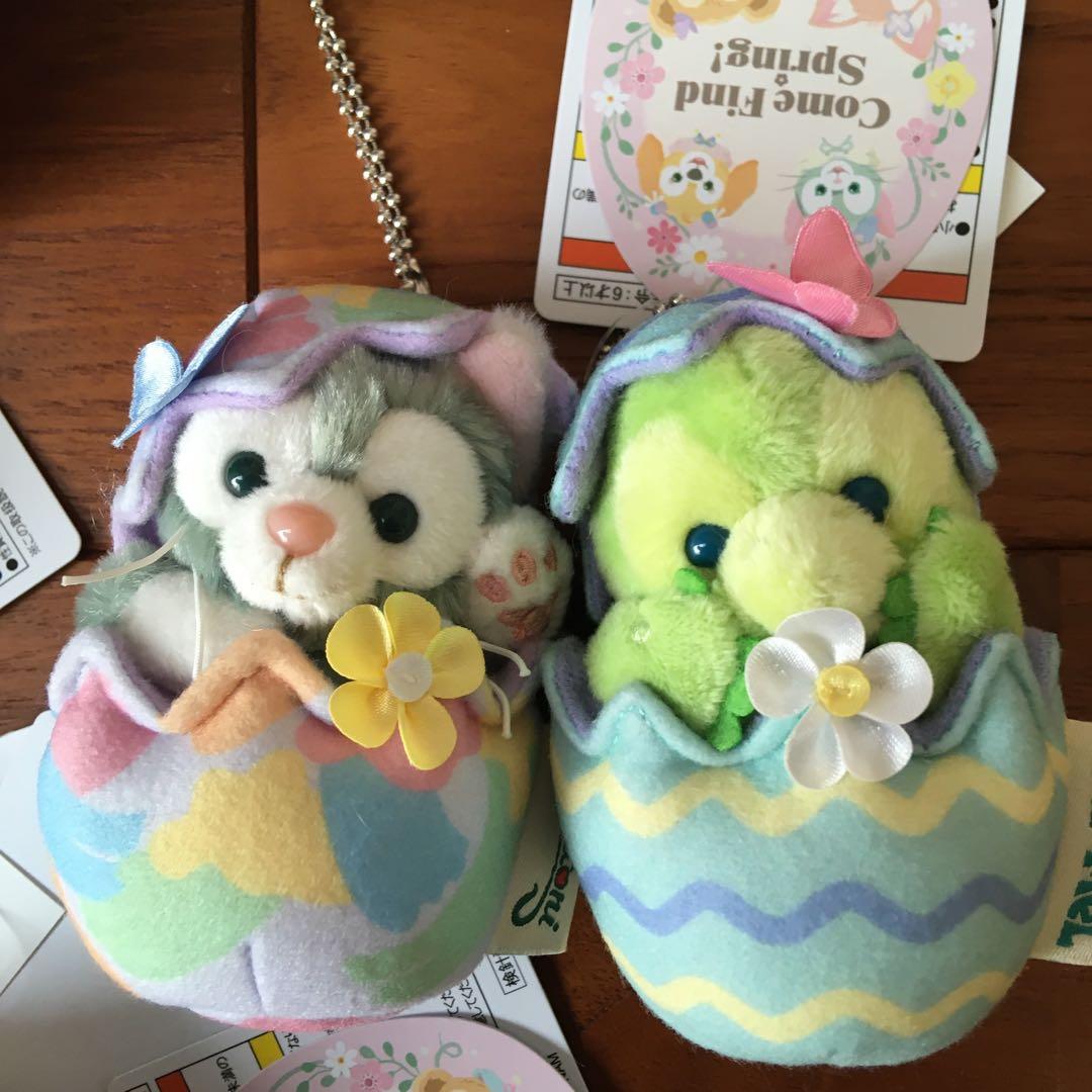 ディズニーシーカムファインドスプリング ぬいぐるみバッジ　チャーム　全種セット