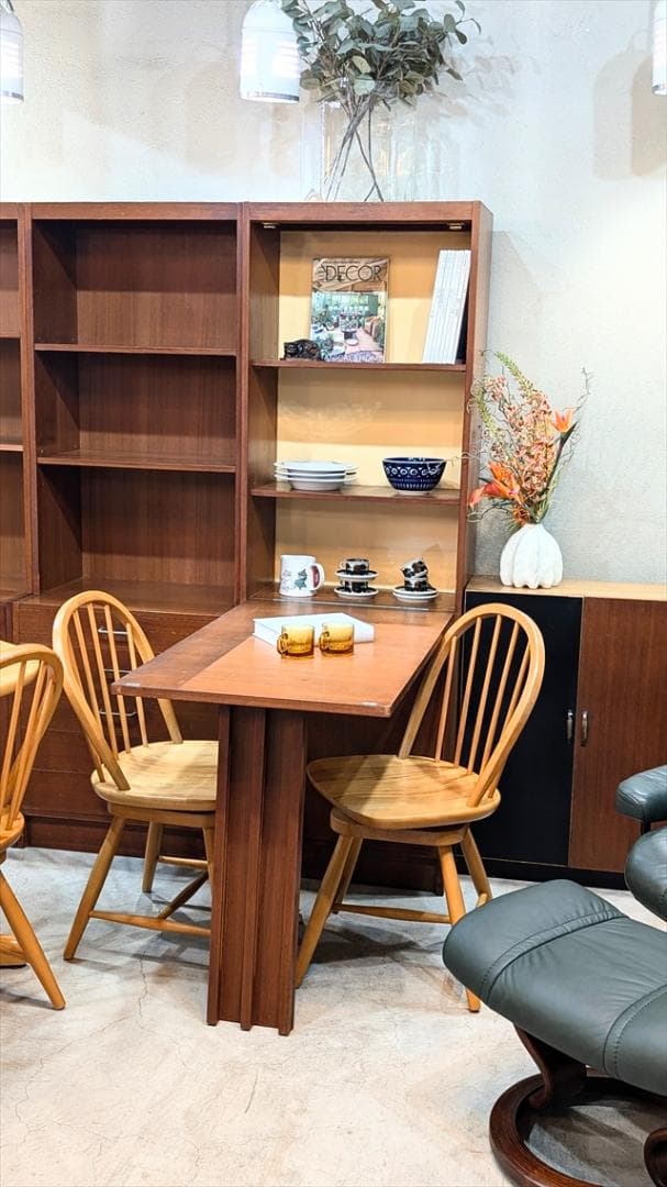 ヴィンテージのチークライティングキャビネット