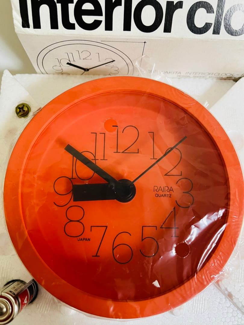 超レア品　未開封　ワキタ・ハイテクスRAIRA 掛時計 三原昌平 脇田製作所