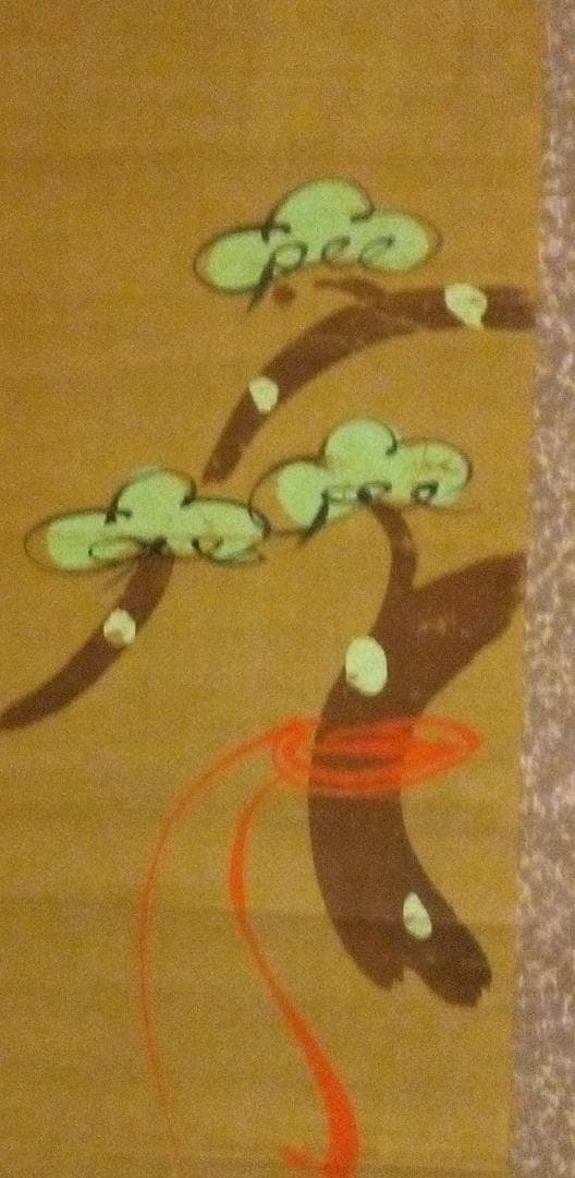 大津絵、江戸時代牛の掛け軸