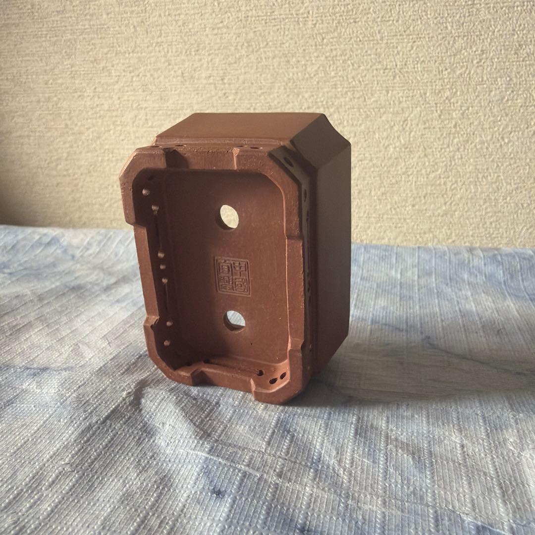 中国宜興　植木鉢　朱泥　中国　China 盆栽