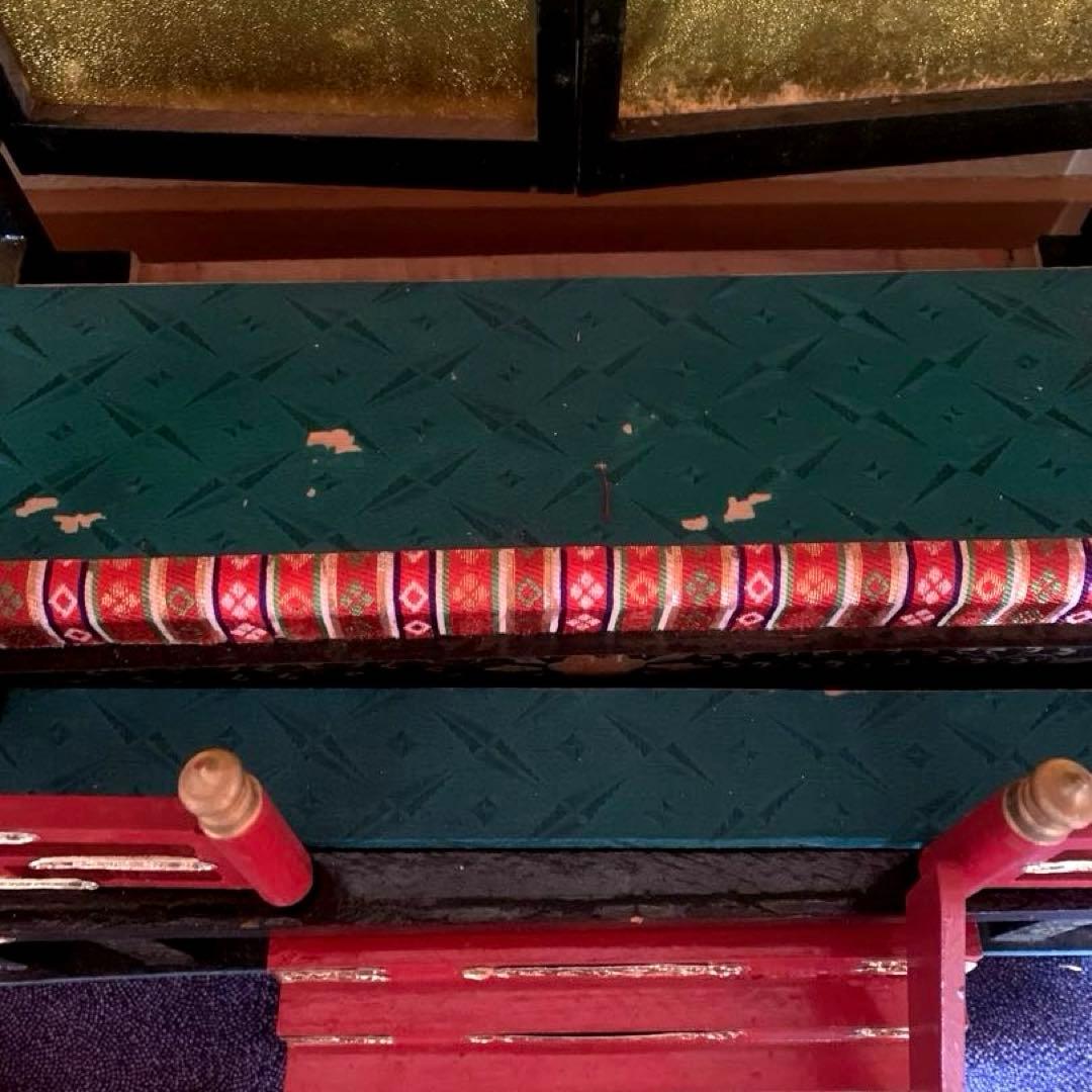 雛御殿 70cm×75cm アンティーク 木製 レトロ　ヴィンテージ