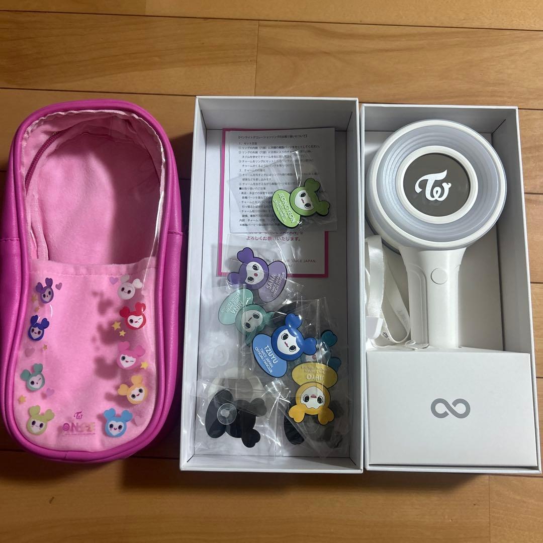 TWICEペンライト∞ ペンライトケース デコレーションリング セット