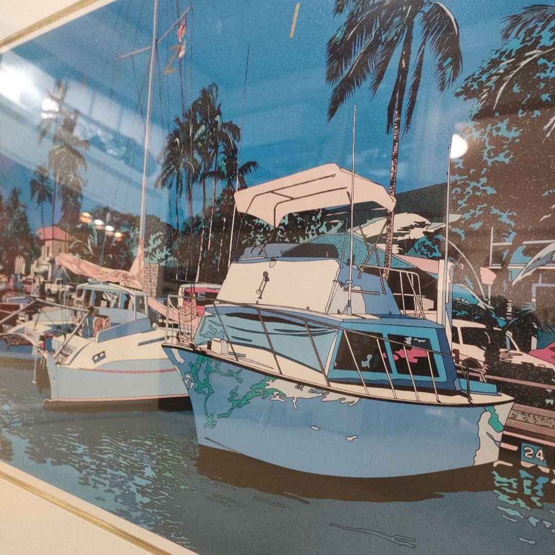 鈴木英人 「マリン ウィスパー」アートポスター 額付き