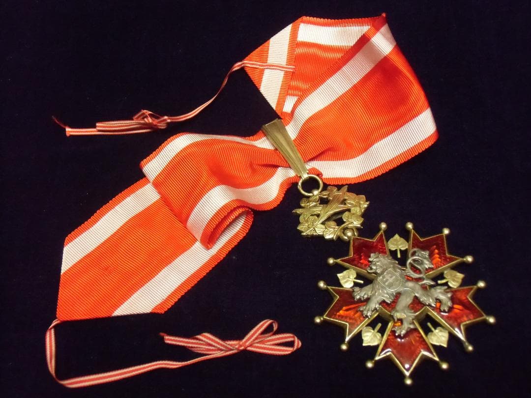 ＣＺチェコスロバキア軍＊白ライオン騎士十字勲章＊司令官クラス