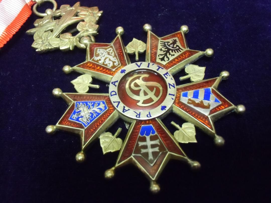ＣＺチェコスロバキア軍＊白ライオン騎士十字勲章＊司令官クラス