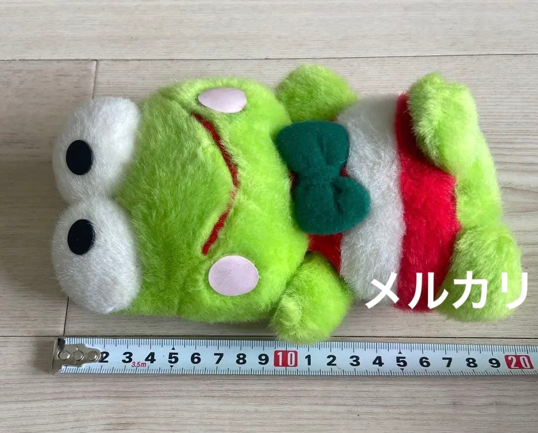 サンリオけろけろけろっぴぬいぐるみ　旧ロゴ　レトロ　日本製音が鳴る当時品希少レア