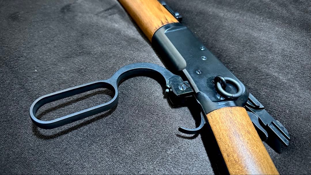 マルシン ウィンチェスター M1892 ブラック 高級ブナ材仕様 6mmBBガス