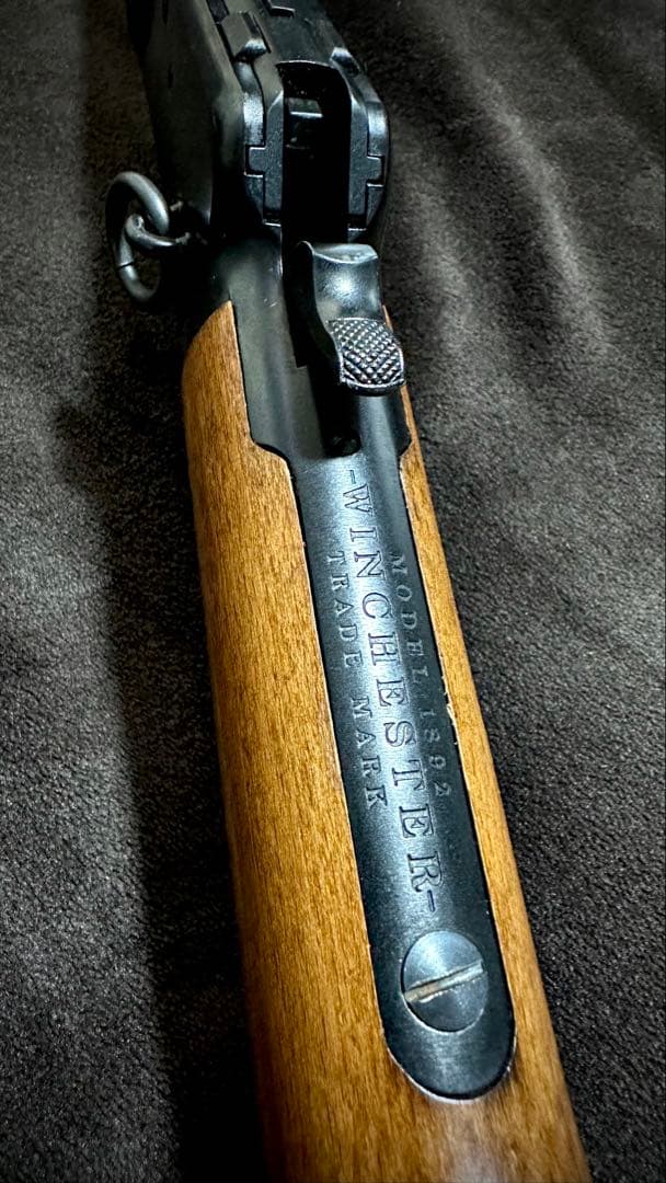 マルシン ウィンチェスター M1892 ブラック 高級ブナ材仕様 6mmBBガス