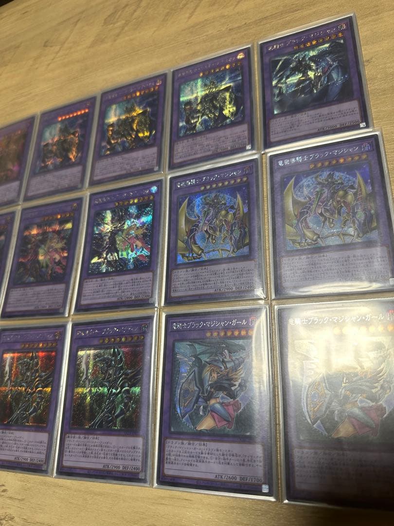 ブラックマジシャンデッキ　メイン、EXオールシークレット（おまけ付き）