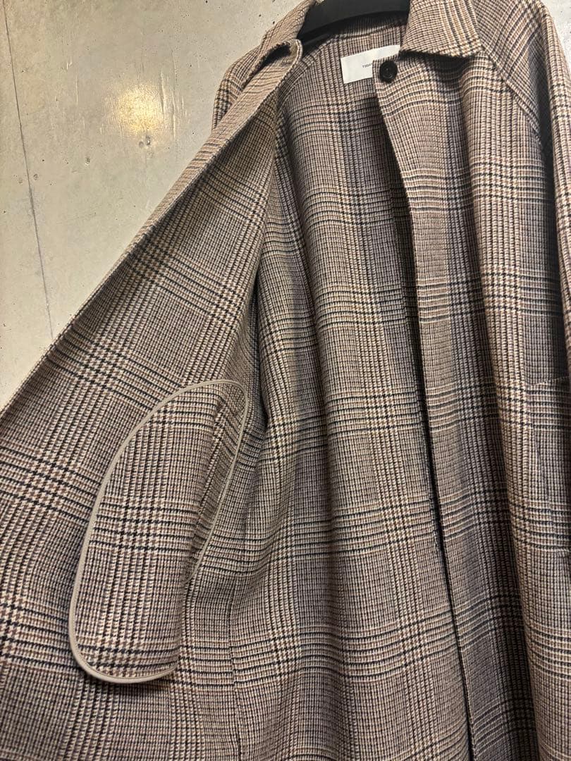 TODAYFUL ステンカラーチェックコート 38
