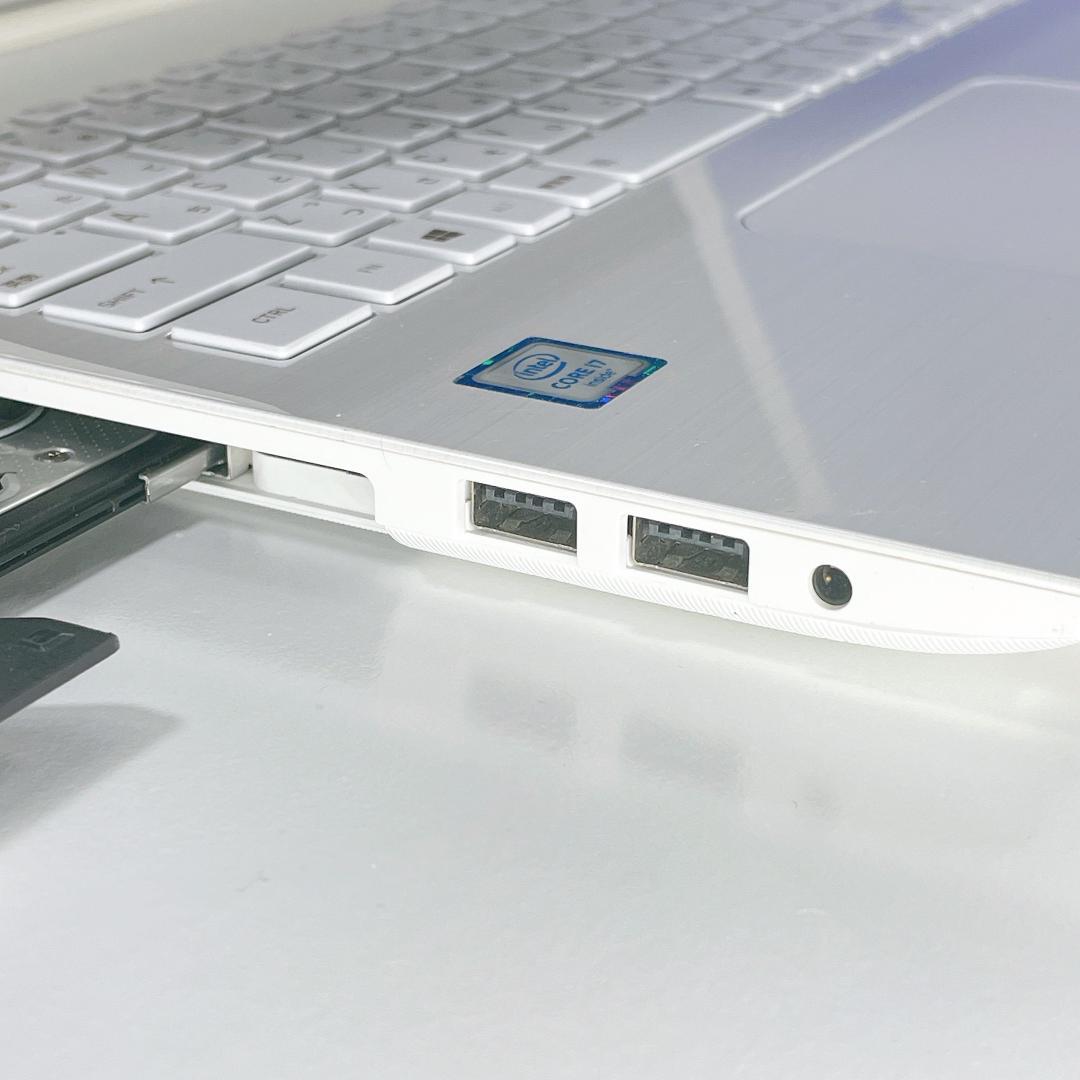 すぐ使える！Corei7✨12GB✨ブルーレイ✨爆速SSD✨ノートPC薄型カメラ