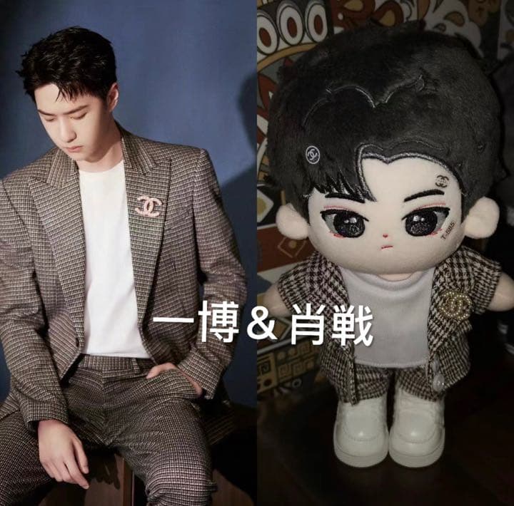 ご確認用(王一博 ぬいぐるみ 20cm お洋服 着せ替え ハンドメイド)